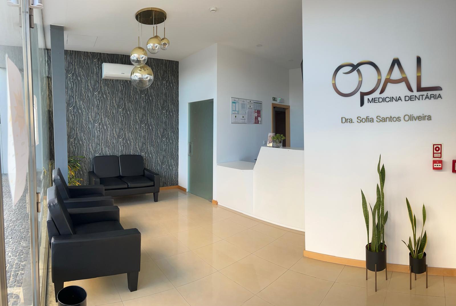 Sala de espera da Clínica Opal