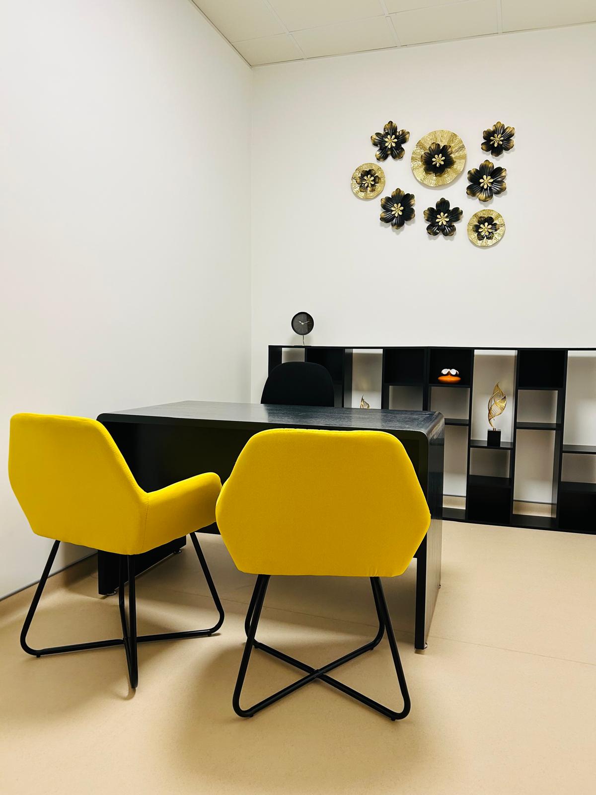 Detalhe do espaço acolhedor da Clínica Opal